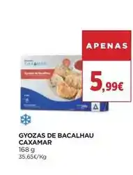 El Corte Inglés Caxamar - gyozas de bacalhau promoção