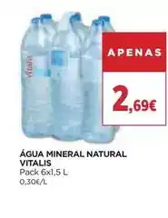 El Corte Inglés Vitalis - agua mineral natural promoção