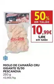 El Corte Inglés Pescanova - miolo de camarão cru gigante 15/30 promoção
