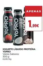 El Corte Inglés Yopro - iogurte líquido proteína promoção