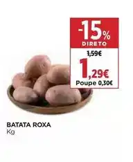El Corte Inglés Batata roxa promoção