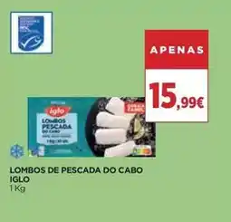 El Corte Inglés Iglo - lombos de pescada do cabo promoção