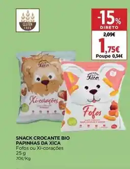 El Corte Inglés Papinhas da xica - snack crocante bio promoção
