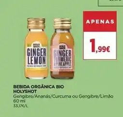 El Corte Inglés Holyshot - bebida organica bio promoção
