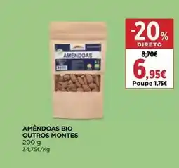 El Corte Inglés Outros montes - amêndoas bio promoção