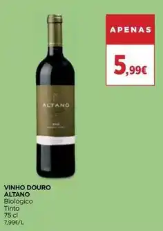 El Corte Inglés Altano - vinho douro promoção