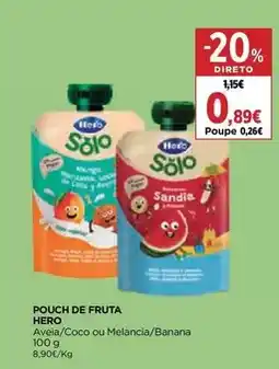 El Corte Inglés Hero - pouch de fruta promoção