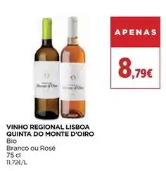 El Corte Inglés Quinta do monte d'oiro - vinho regional lisboa promoção