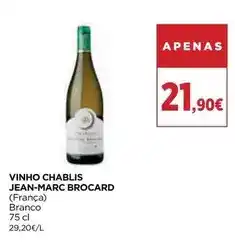El Corte Inglés Jean-marc brocard - vinho chablis promoção