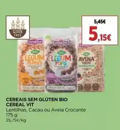El Corte Inglés Cereal vit - cereais sem gluten bio promoção