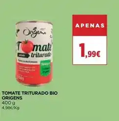 El Corte Inglés Origens - tomate triturado bio promoção