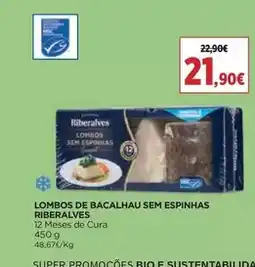 El Corte Inglés Riberalves - lombos de bacalhau sem espinhas 450 g promoção