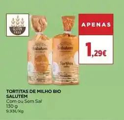 El Corte Inglés Salutem - tortitas de milho bio promoção