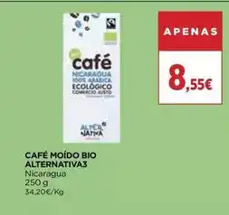El Corte Inglés Alternativa3 - café moido bio promoção