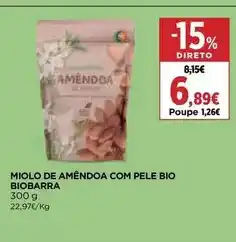 El Corte Inglés Biobarra - miolo de amêndoa com pele bio promoção