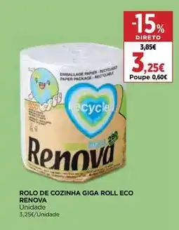 El Corte Inglés Renova - rolo de cozinha giga roll eco promoção