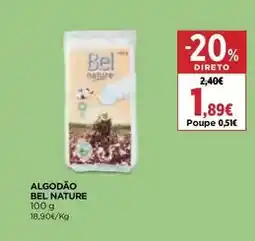 El Corte Inglés Algodão bel nature promoção