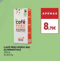 El Corte Inglés Alternativa3 - café peru moido bio promoção