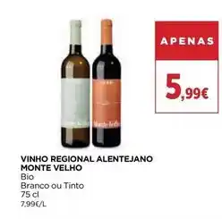 El Corte Inglés Monte velho - vinho regional alentejano promoção