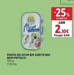 El Corte Inglés Bom petisco - posta de atum em azeite bio promoção