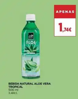 El Corte Inglés Tropical - bebida natural aloe vera promoção