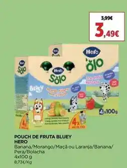 El Corte Inglés Hero - pouch de fruta bluey promoção