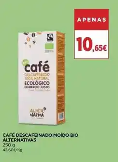 El Corte Inglés Alternativa3 - café descafeinado moído bio promoção
