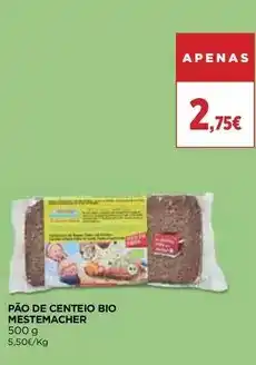 El Corte Inglés Mestemacher - pão de centeio bio promoção