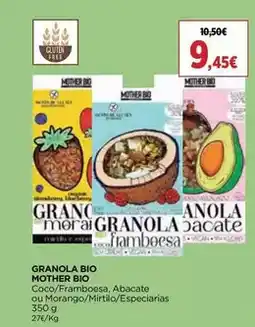 El Corte Inglés Mother bio - granola bio promoção