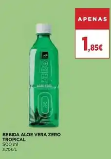 El Corte Inglés Tropical - bebida aloe vera zero promoção