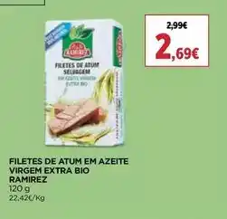 El Corte Inglés Ramirez - filetes de atum em azeite virgem extra bio promoção