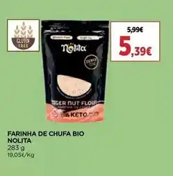 El Corte Inglés Nolita - farinha de chufa bio promoção