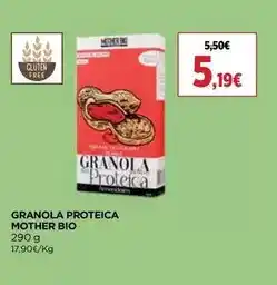 El Corte Inglés Mother bio - granola proteica promoção