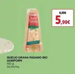 El Corte Inglés Agriform - queijo grana padano bio promoção