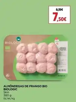 El Corte Inglés Biologic - almôndegas de frango bio promoção