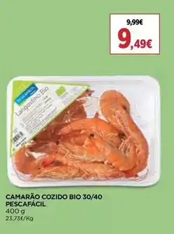 El Corte Inglés Pescafacil - camarão cozido bio 30/40 promoção