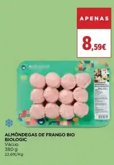 El Corte Inglés Biologic - almôndegas de frango bio promoção