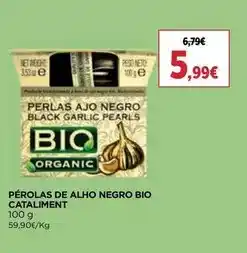 El Corte Inglés Cataliment - pérolas de alho negro bio promoção