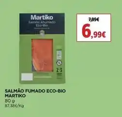 El Corte Inglés Martiko - salmão fumado eco-bio promoção