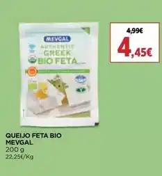 El Corte Inglés Mevgal - queijo feta bio promoção