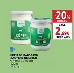 El Corte Inglés Cantero de letur - kefir de cabra bio promoção