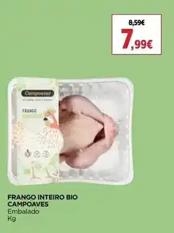 El Corte Inglés Campoaves - frango inteiro bio promoção
