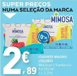 E.Leclerc Iogurte magro líquido promoção
