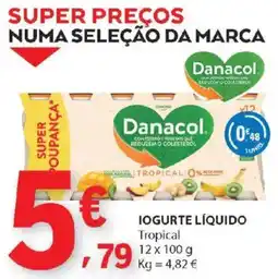 E.Leclerc Iogurte líquido tropical promoção