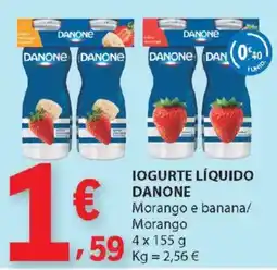 E.Leclerc Iogurte líquido danone promoção