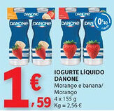E.Leclerc Iogurte líquido danone promoção