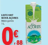 E.Leclerc Leite uht nova açores promoção