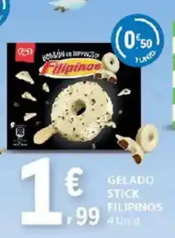 E.Leclerc Gelado stick filipinos promoção