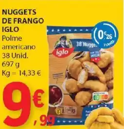 E.Leclerc Nuggets de frango iglo promoção