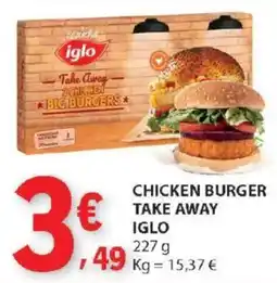 E.Leclerc Chicken burger take away iglo promoção